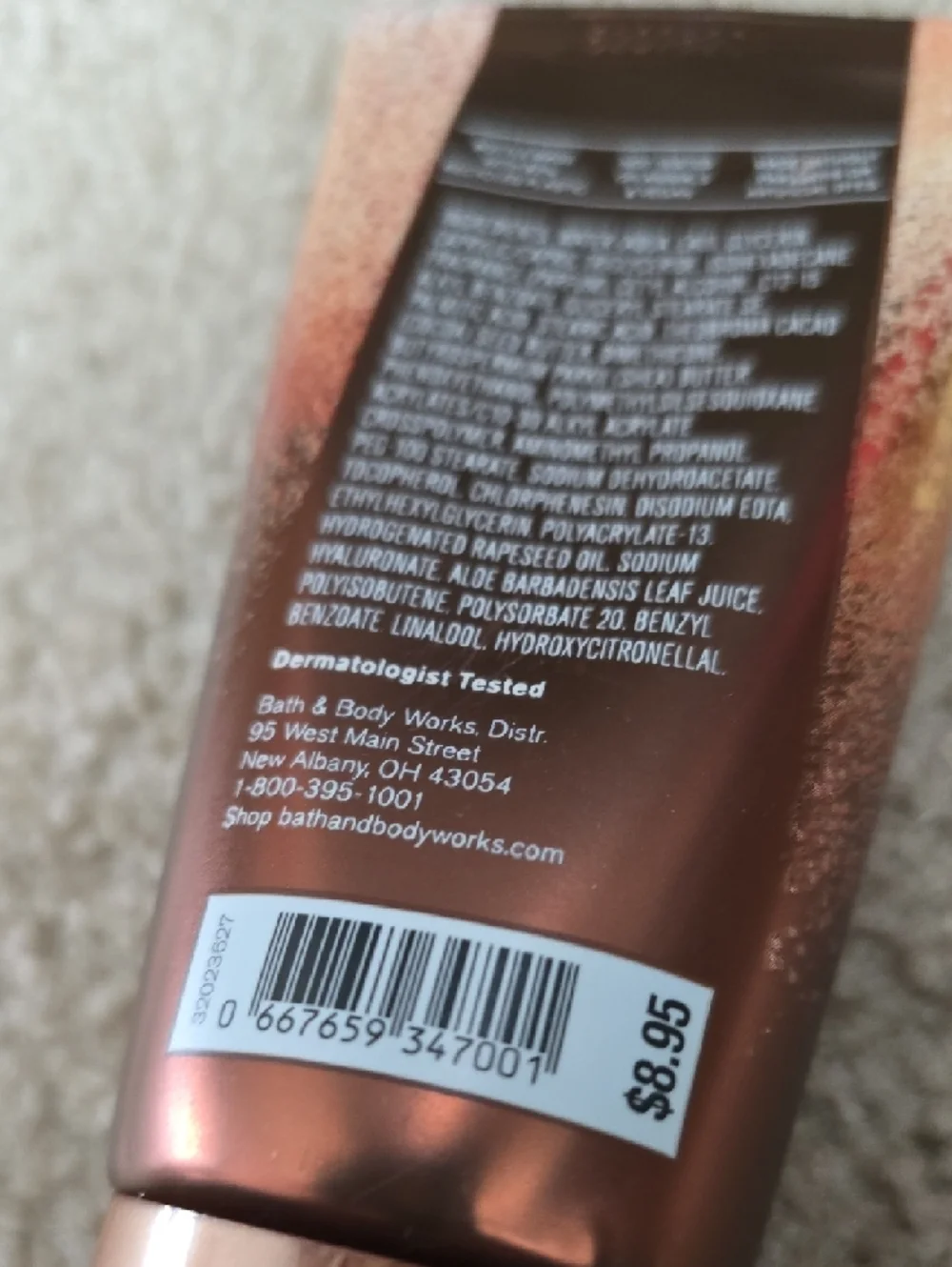 Bath & Body Works Warm Vanilla Sugar Body Cream - *Opened